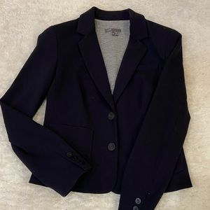 Vince Lined Navy Blazer
